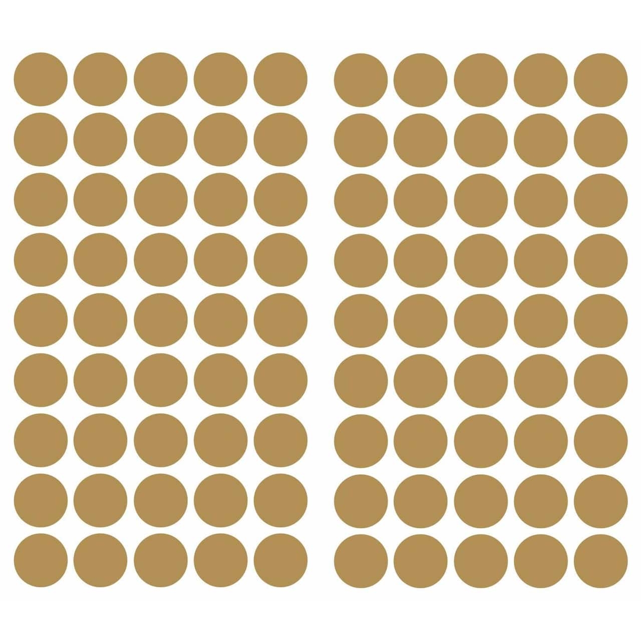 RoomMates Gold Confetti Dots Peel & Stick Wall Decals